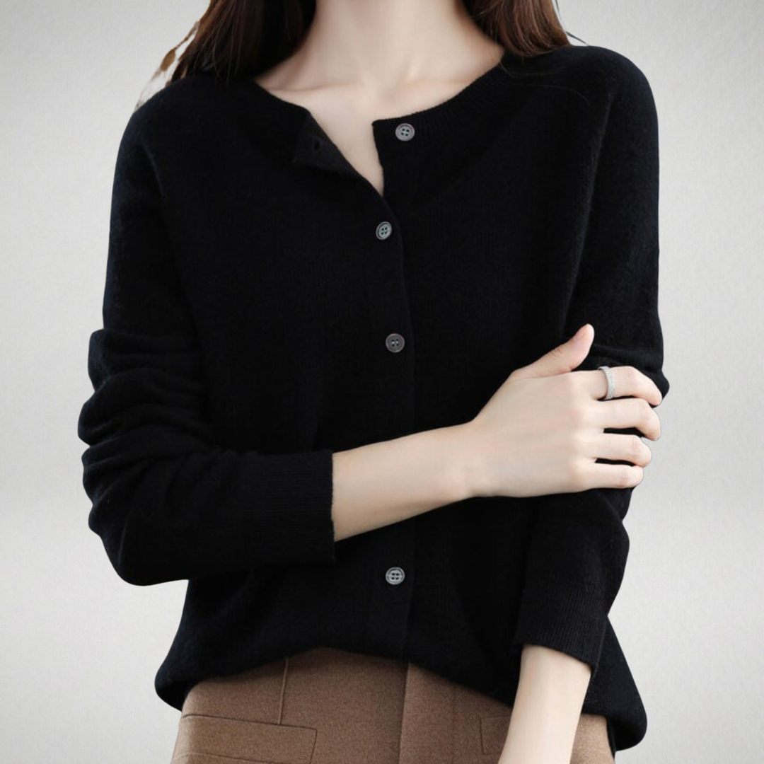 Isabelle | Round Neck Cardigan