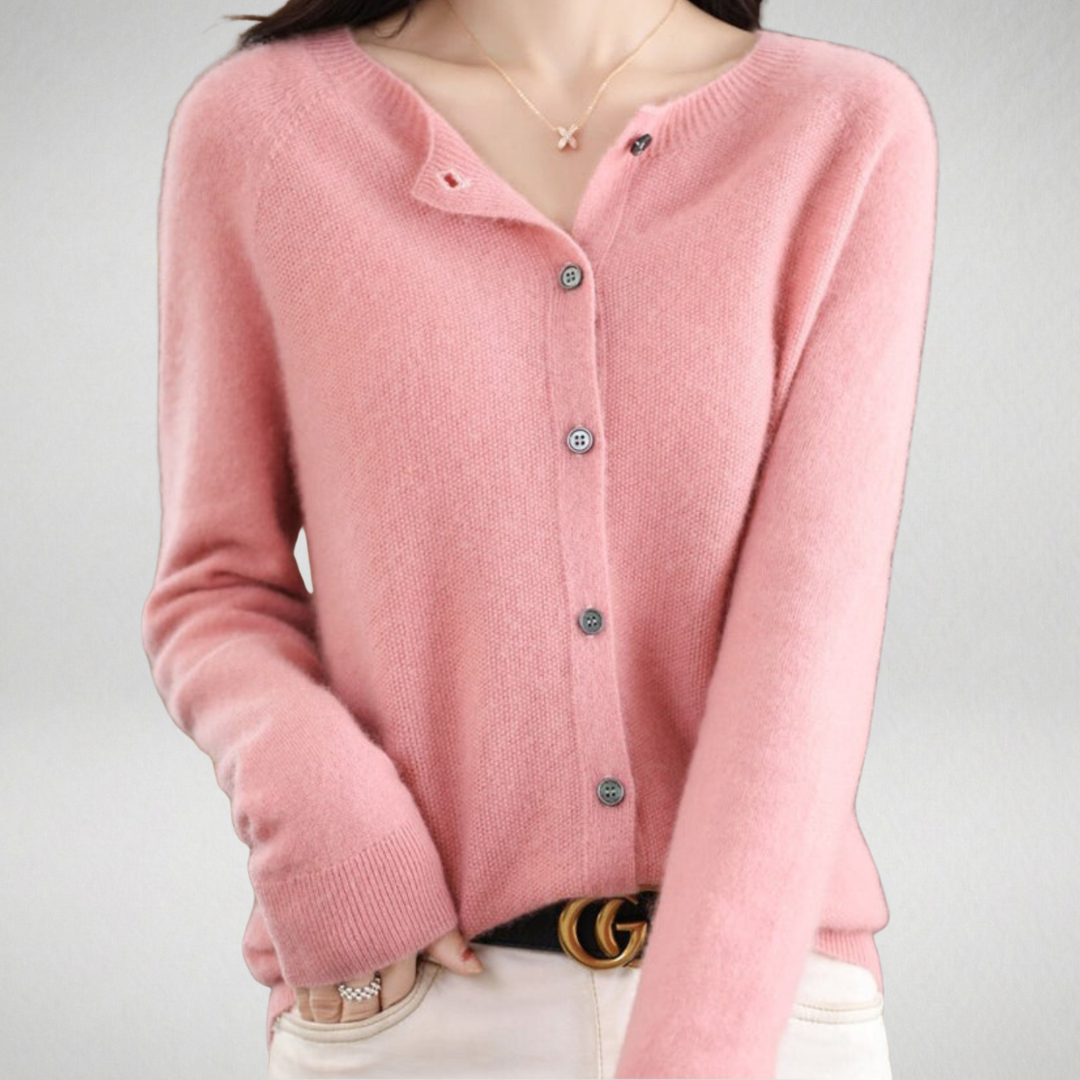 Isabelle | Round Neck Cardigan