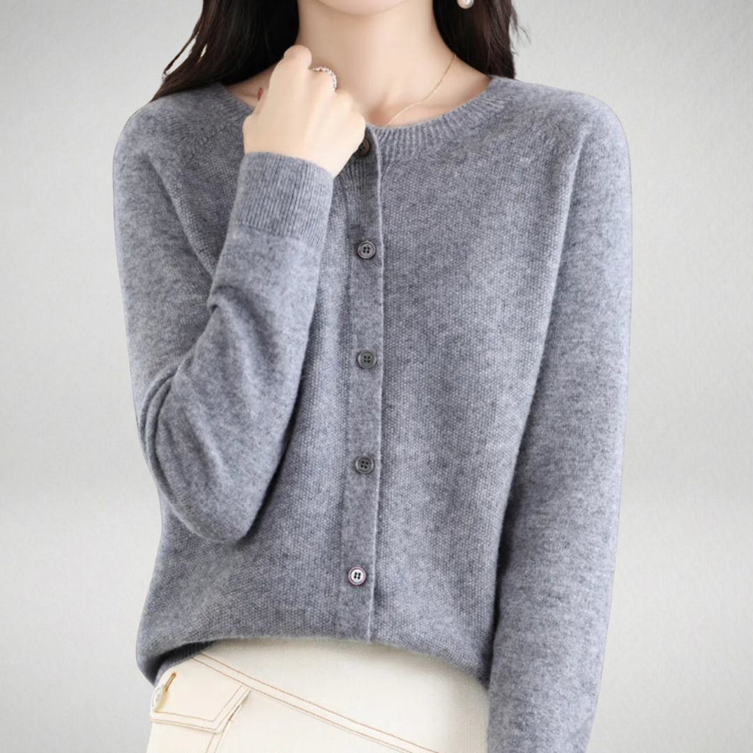 Isabelle | Round Neck Cardigan