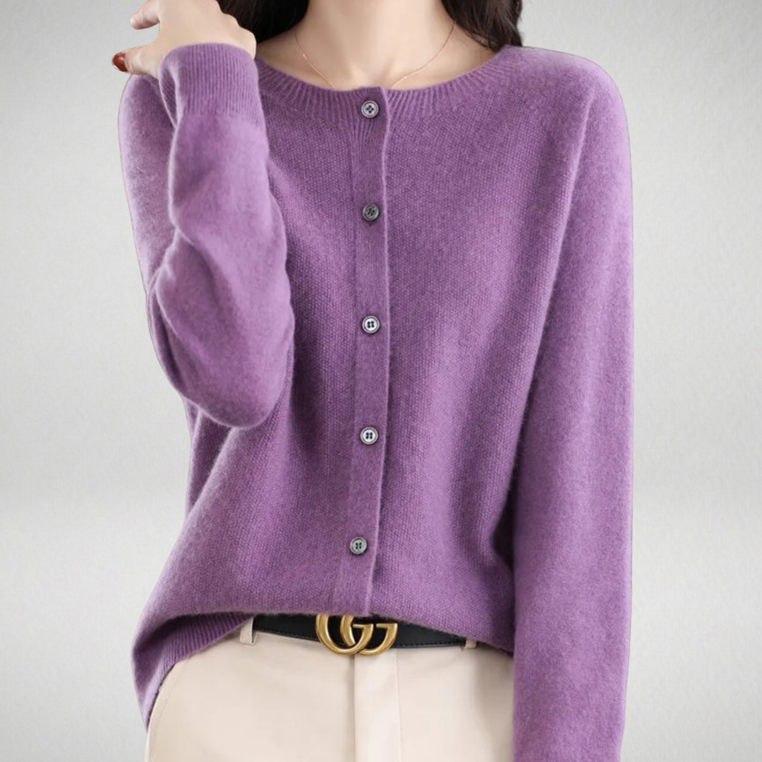 Isabelle | Round Neck Cardigan