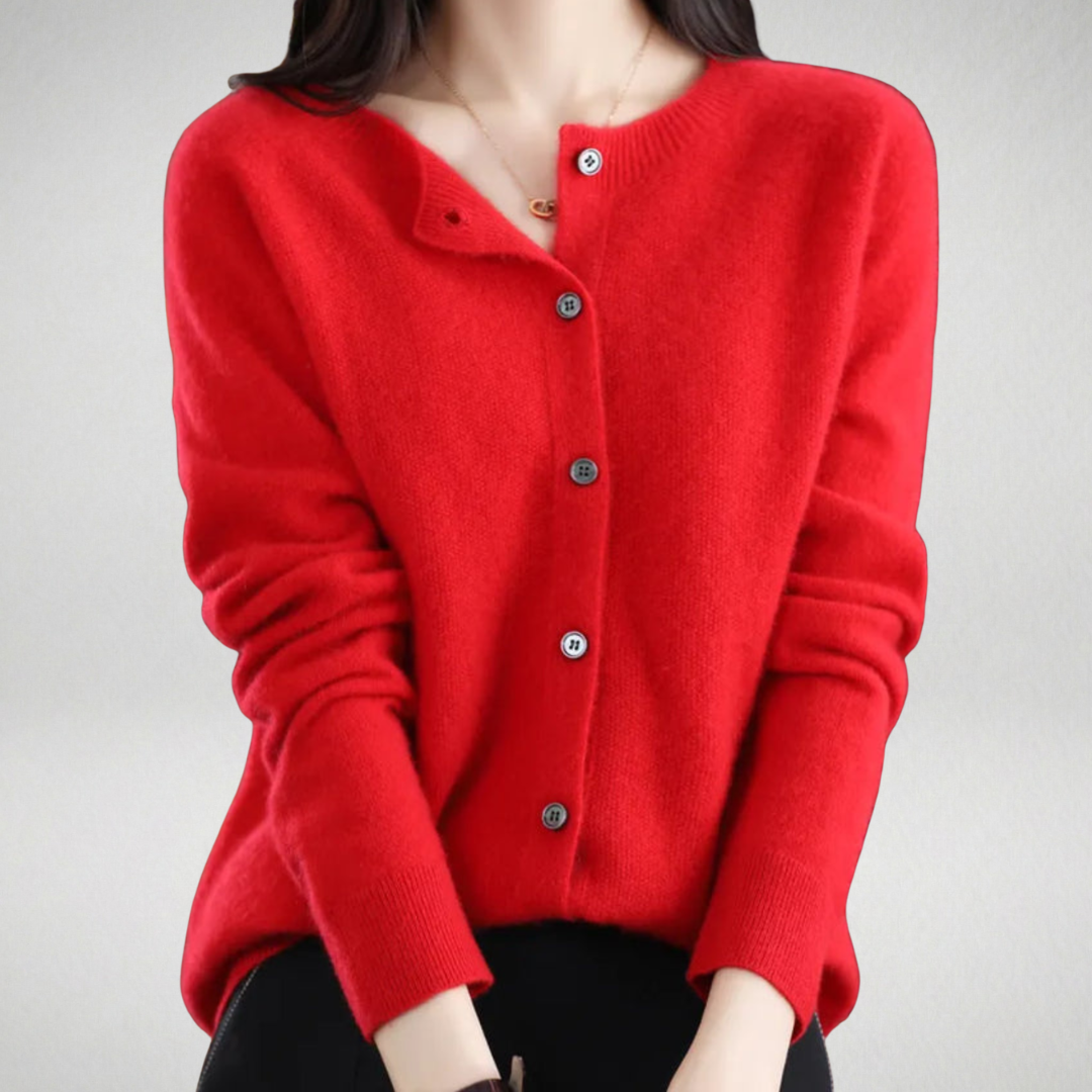 Isabelle | Round Neck Cardigan
