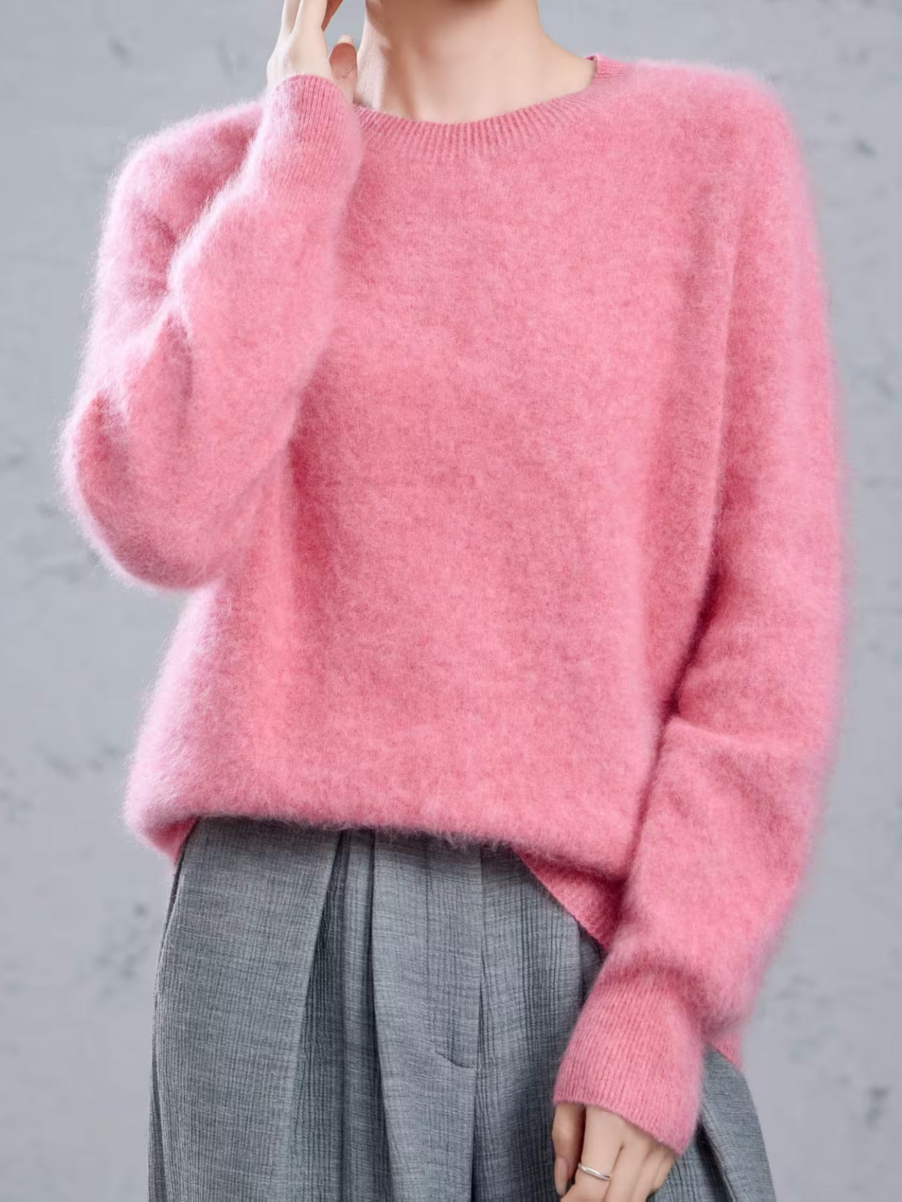Hélène | Sweater with Round Neck in Pastel