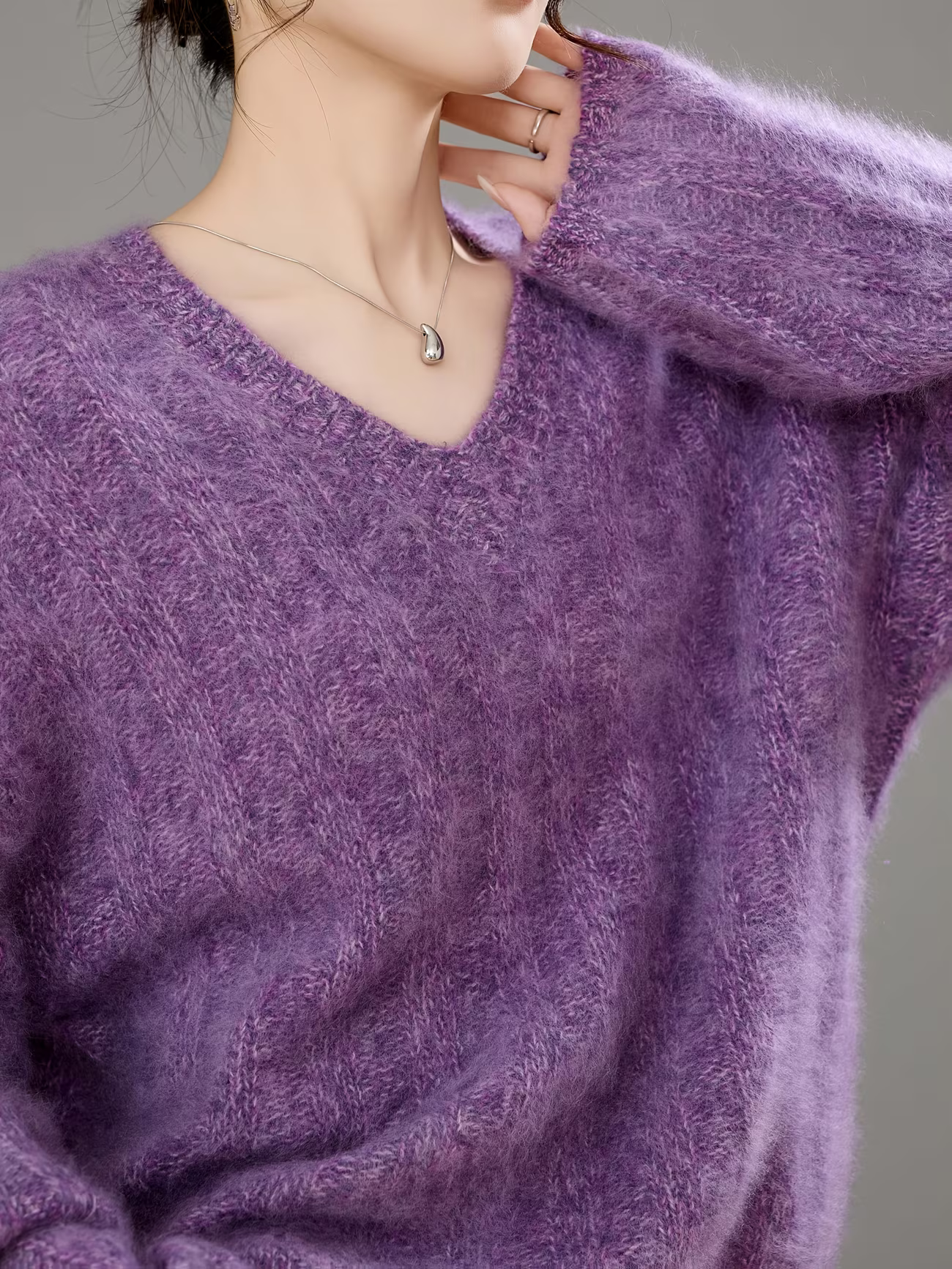 Sophie | Brushed V-Neck Sweater