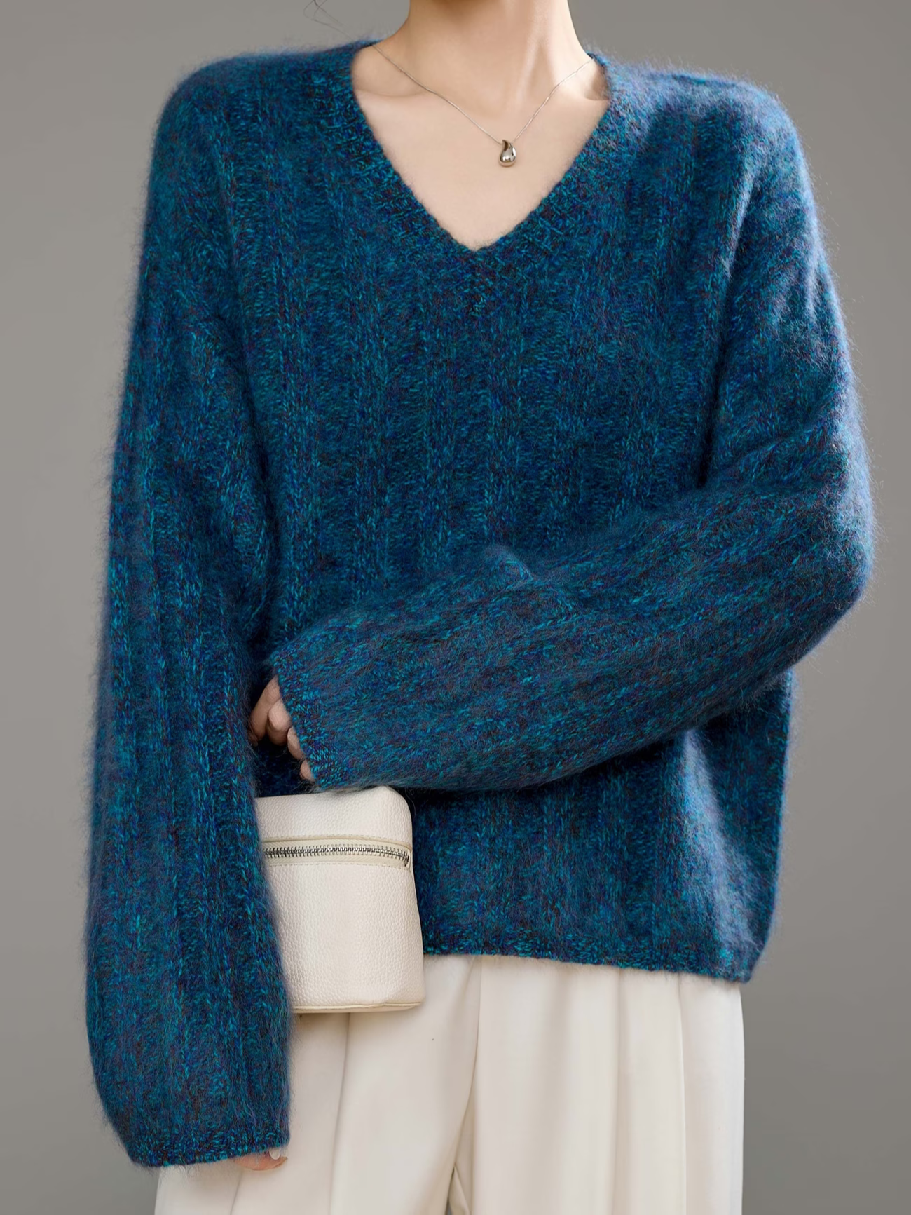 Sophie | Brushed V-Neck Sweater