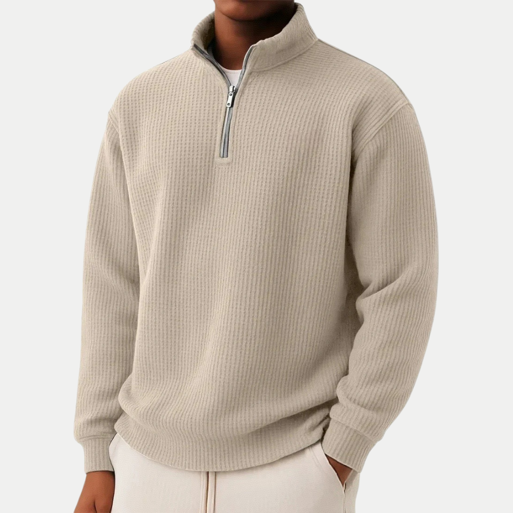Varrek | Refined Half-Zip Sweater