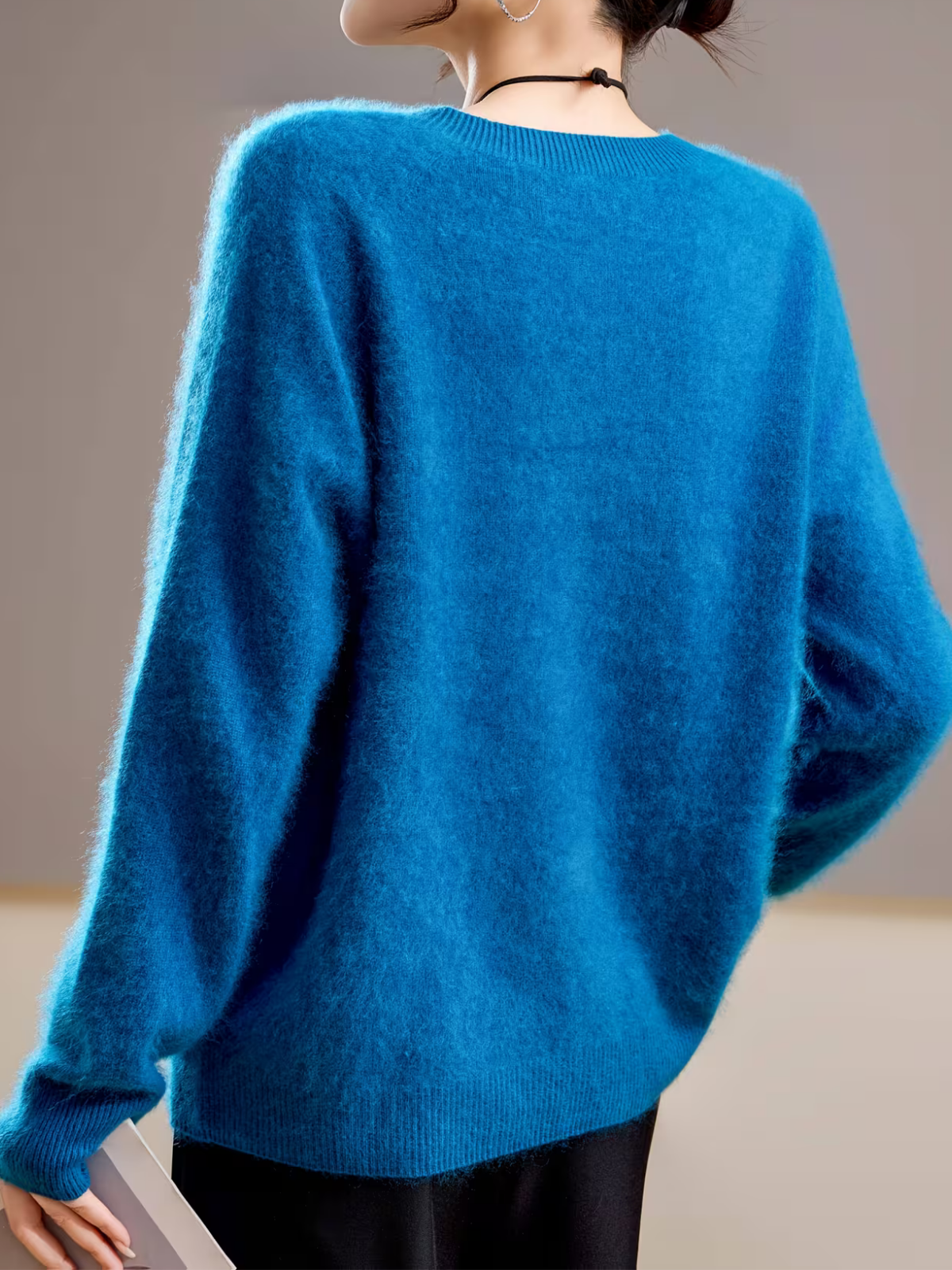 Hélène | Brushed Sweater with Round Neck