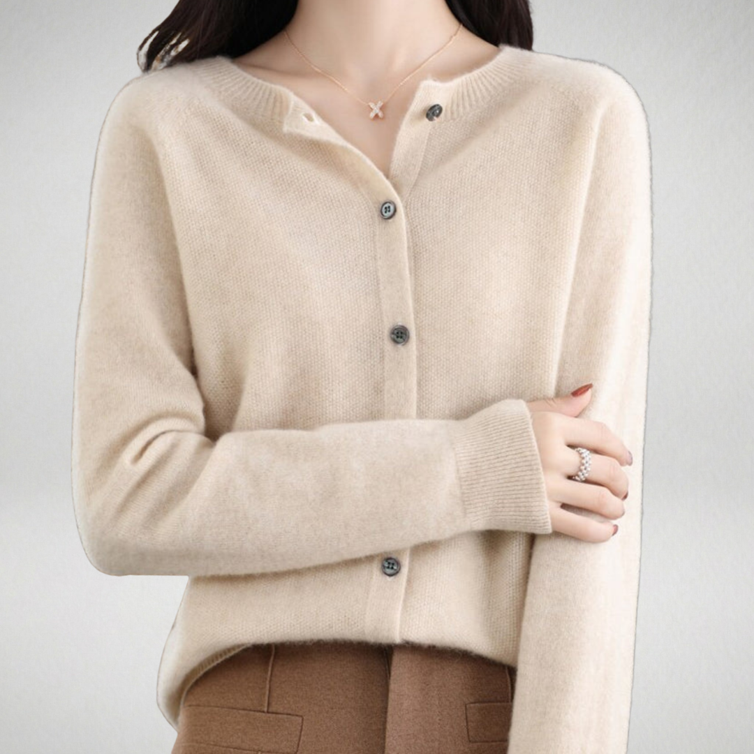 Isabelle | Round Neck Cardigan