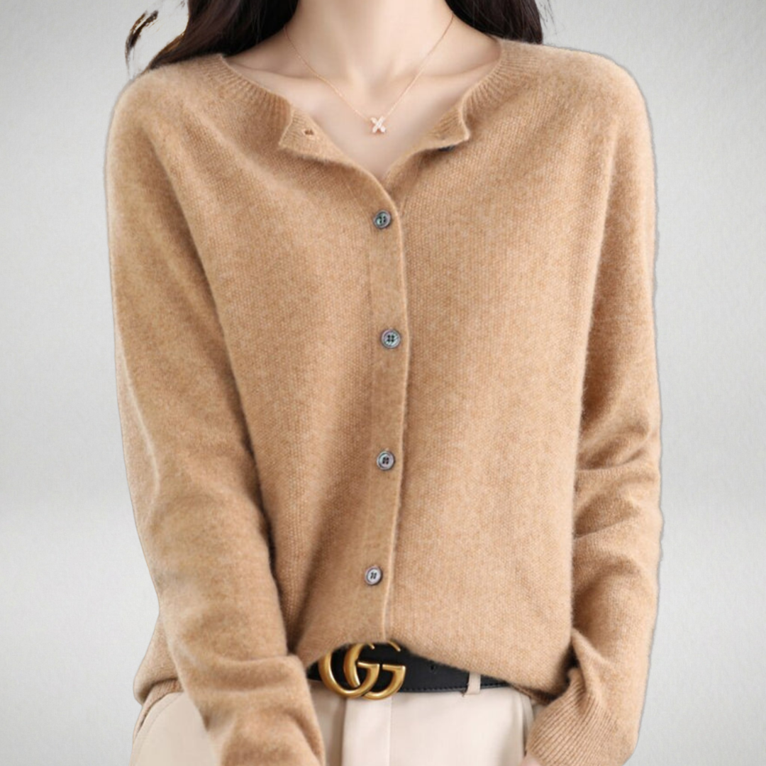 Isabelle | Round Neck Cardigan