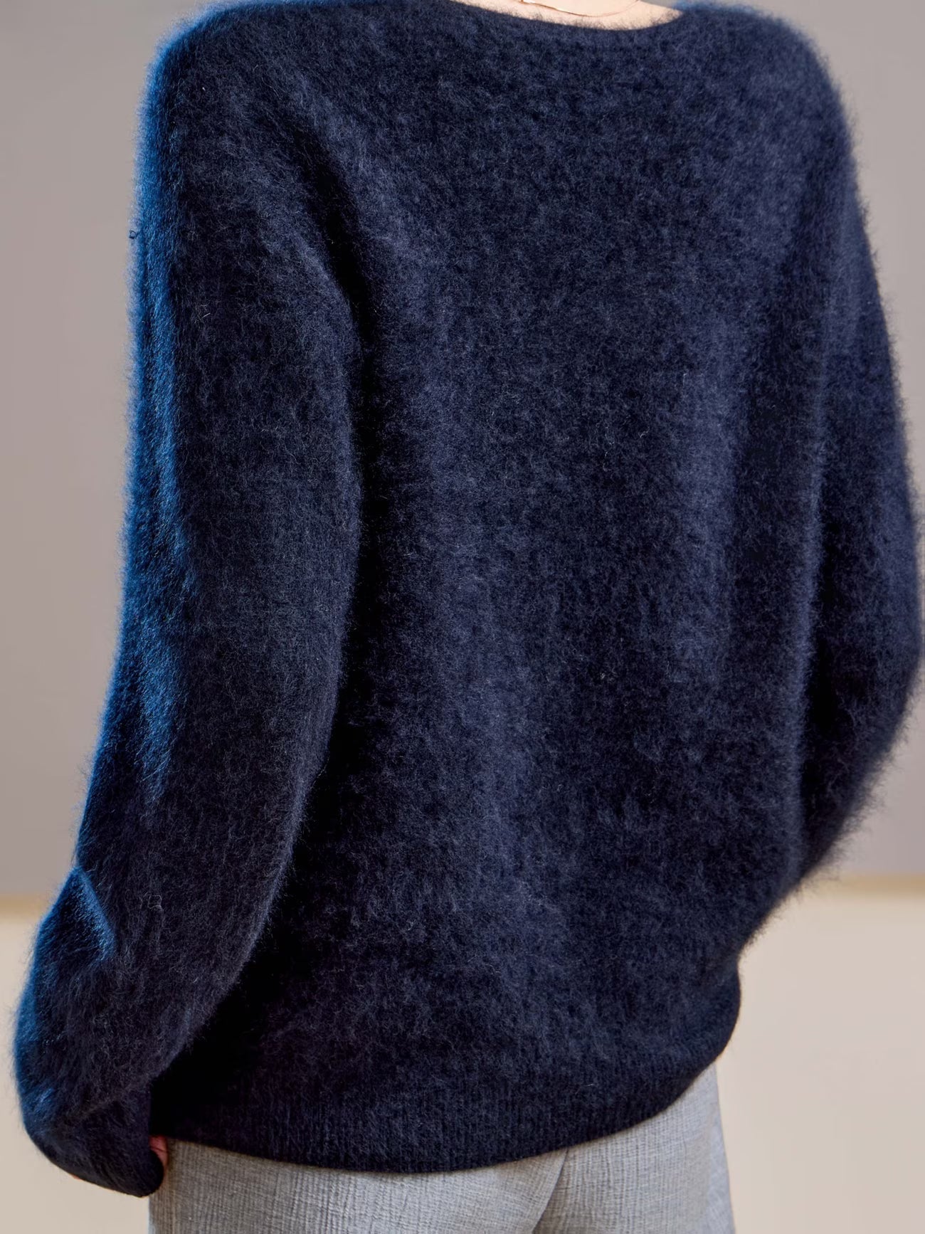 Claire | Brushed V-Neck Sweater