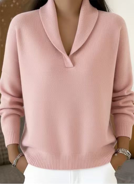 V-neck knitwear fashion women's wear