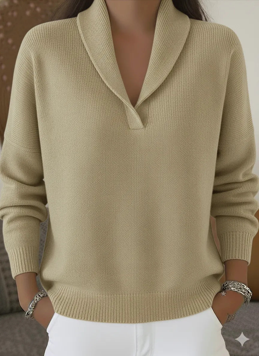 V-neck knitwear fashion women's wear