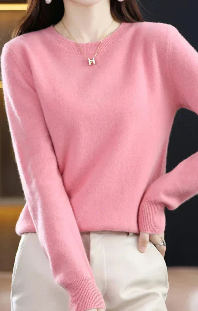 Marie | Fine round neck sweater