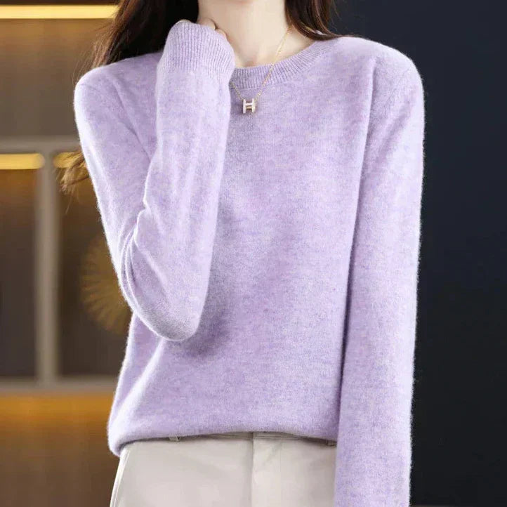 Marie | Fine round neck sweater