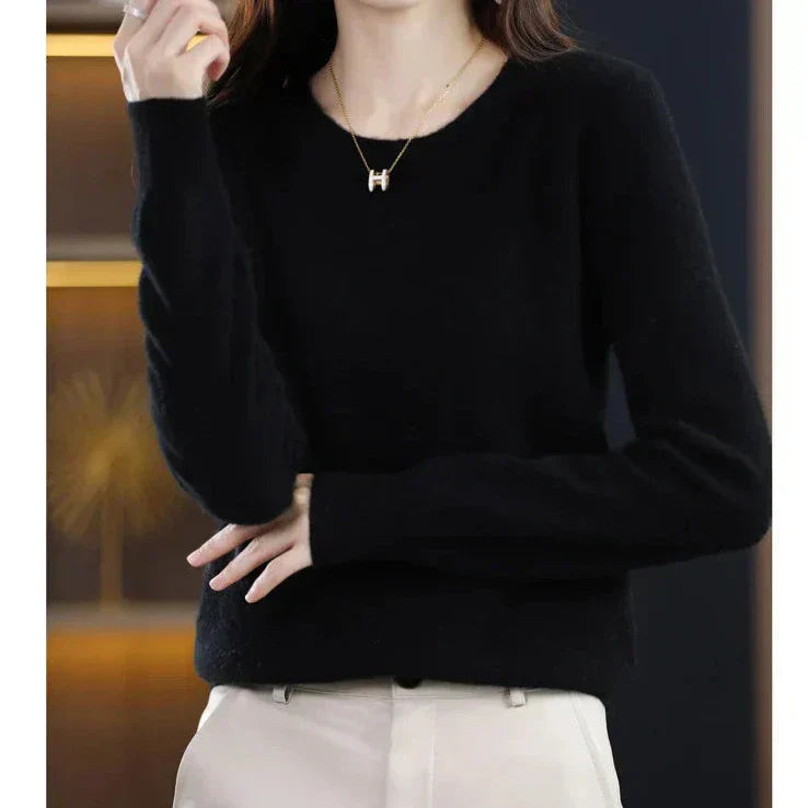 Marie | Fine round neck sweater