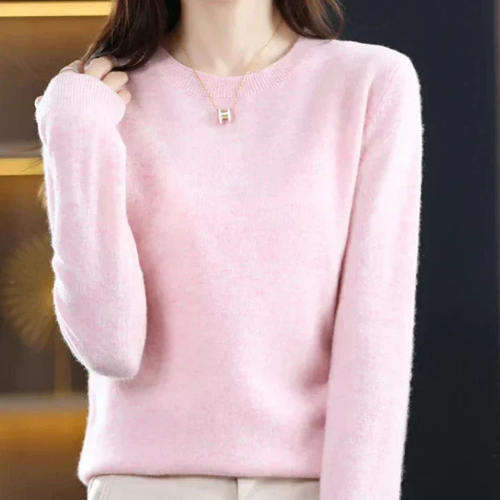 Marie | Fine round neck sweater
