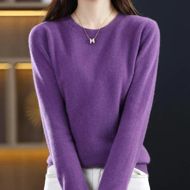 Marie | Fine round neck sweater