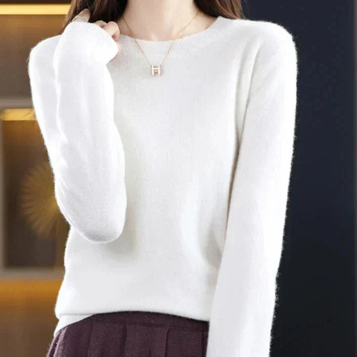 Marie | Fine round neck sweater