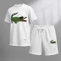 Men's Summer Matching Set with Fun Print and Lightweight Fabric