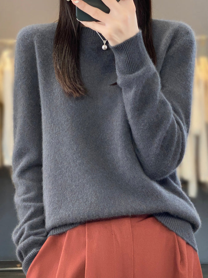 Isabelle | Classic Round Neck Sweater