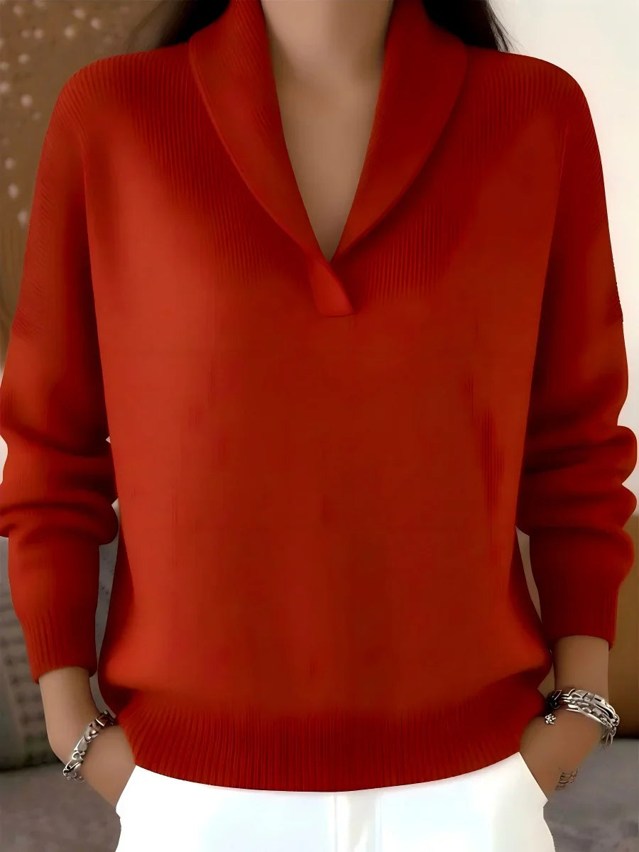 V-neck knitwear fashion women's wear